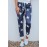 Blue Star Printed Women Joggers