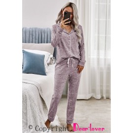 Pink Sound Asleep Button Pajama Set